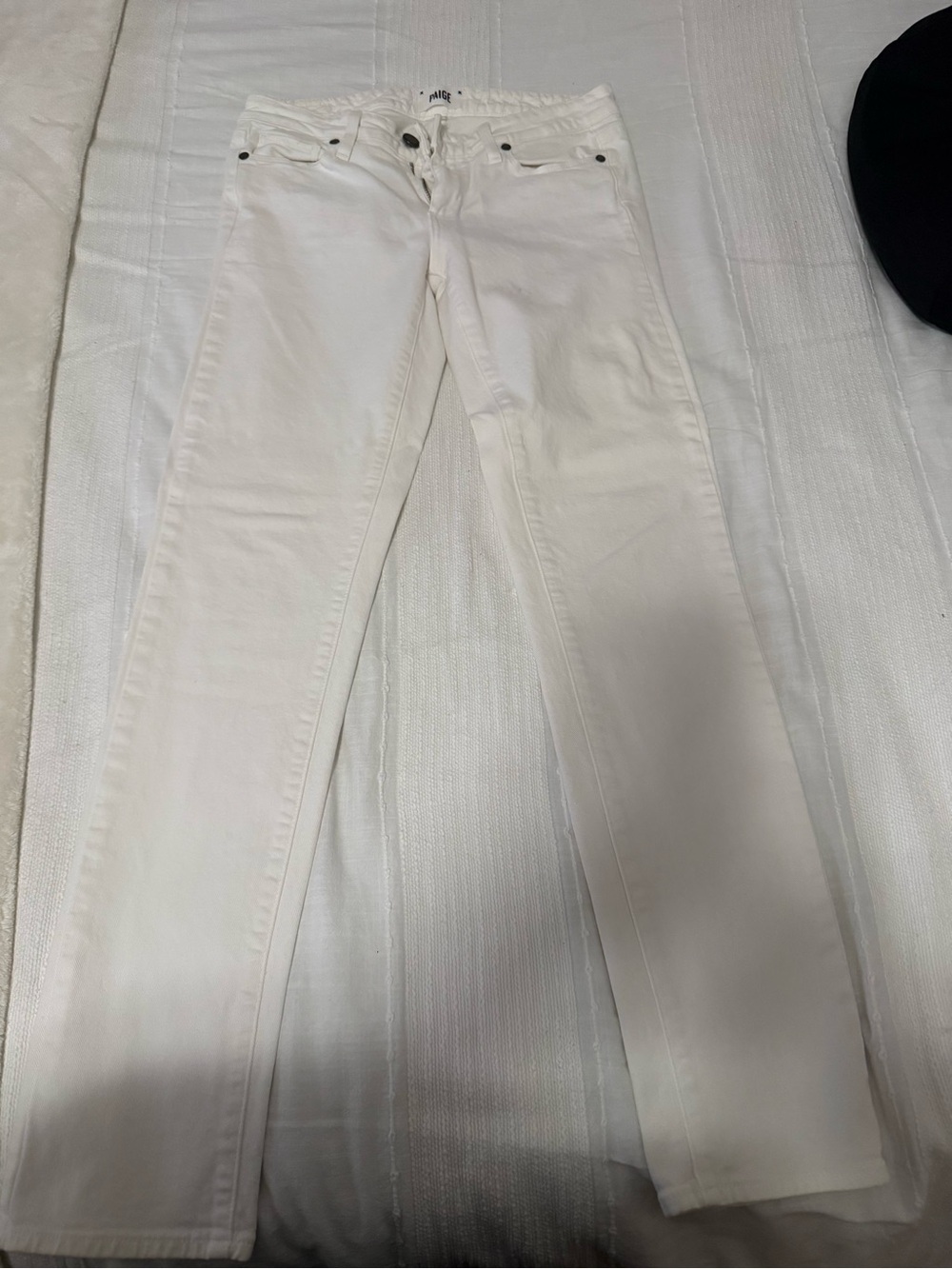 PAIGE White Straight-Leg Women's Jeans